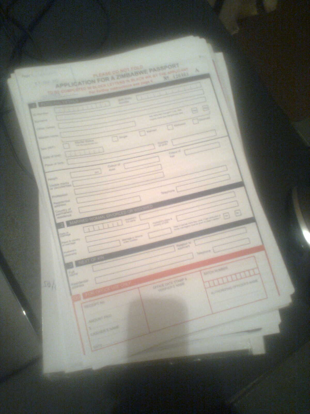 Passport Application Form Zimbabwe PrintableForm Printable Form Passport Application Form Zimbabwe PrintableForm Printable Form