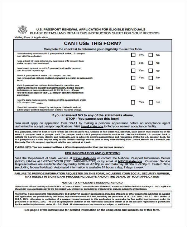 Passport Canada Application Form Renewal Canada Guidelines Cognitive 