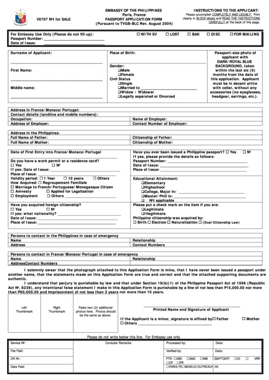 Passport Renewal Application Form Riyadh Printable Form 2022 Passport Renewal Application Form Riyadh Printable Form 2022