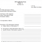 PDF RTI Application Form DCSD IN