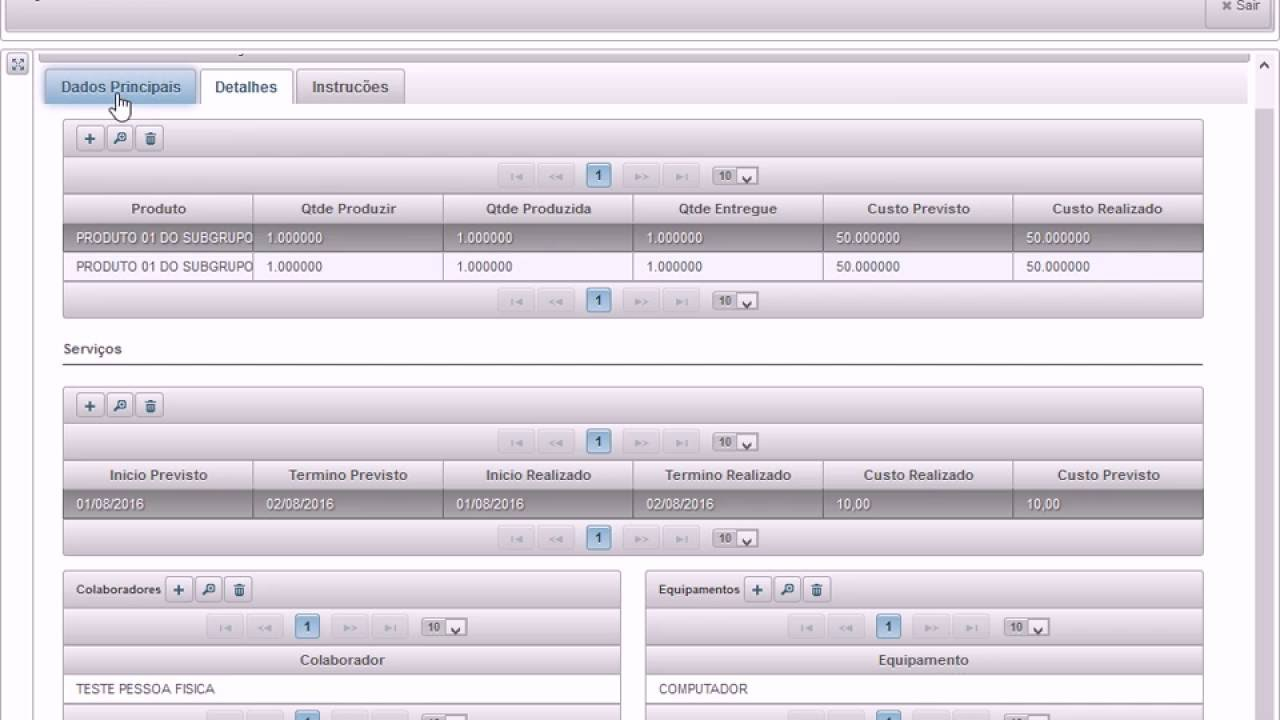 Projeto T2Ti ERP 2 0 Java WEB PCP Planejamento E Controle Da 