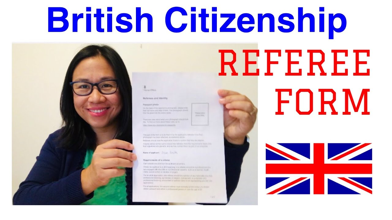 REFEREE DECLARATION FORM DETAILED EXPLANATION BRITISH UK 