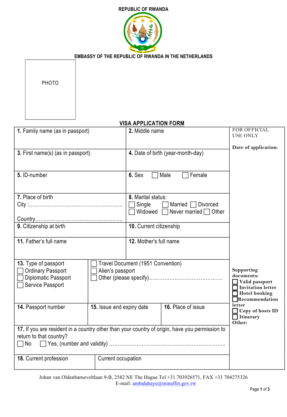 Rwanda Passport Application Form 2022 FriendsofCampFireCats