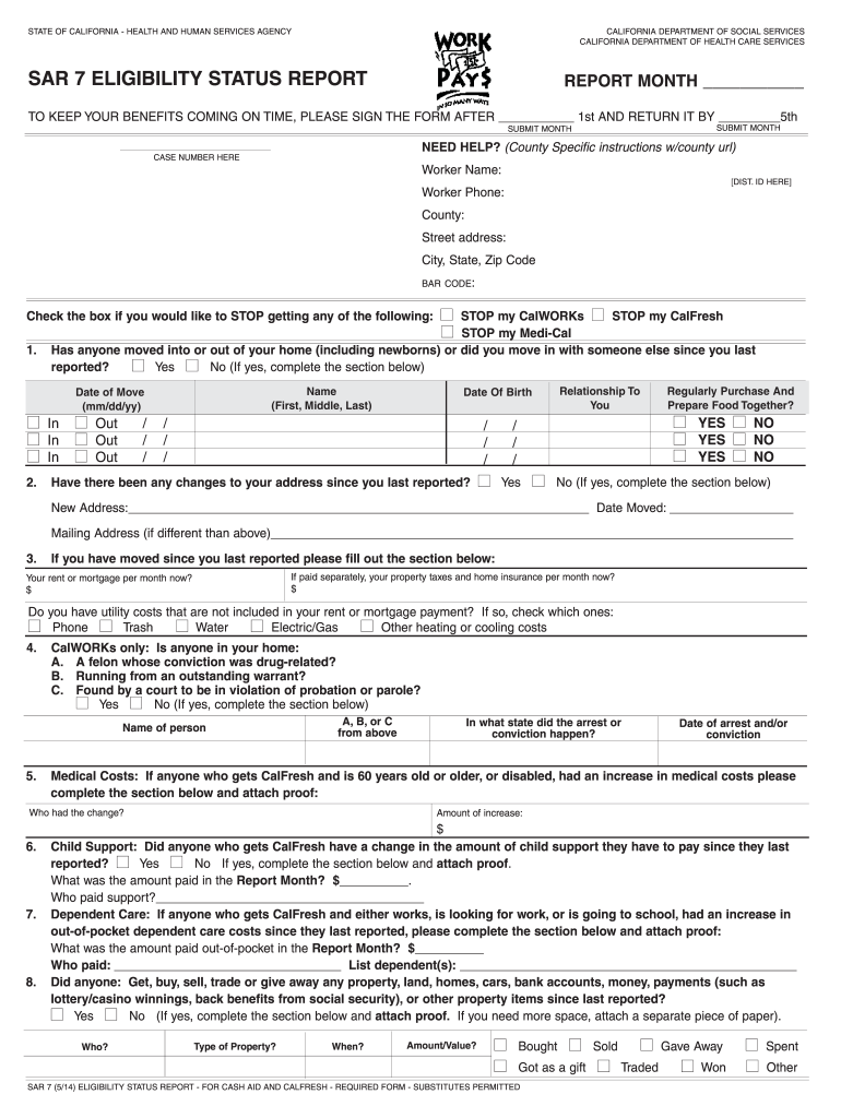 Sar 7 Form Fill Out And Sign Printable PDF Template SignNow Sar 7 Form Fill Out And Sign Printable PDF Template SignNow