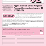 Uk Passport Application Form Pdf