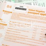 Uk Passport Application Form Stock Photo Royalty Free FreeImages