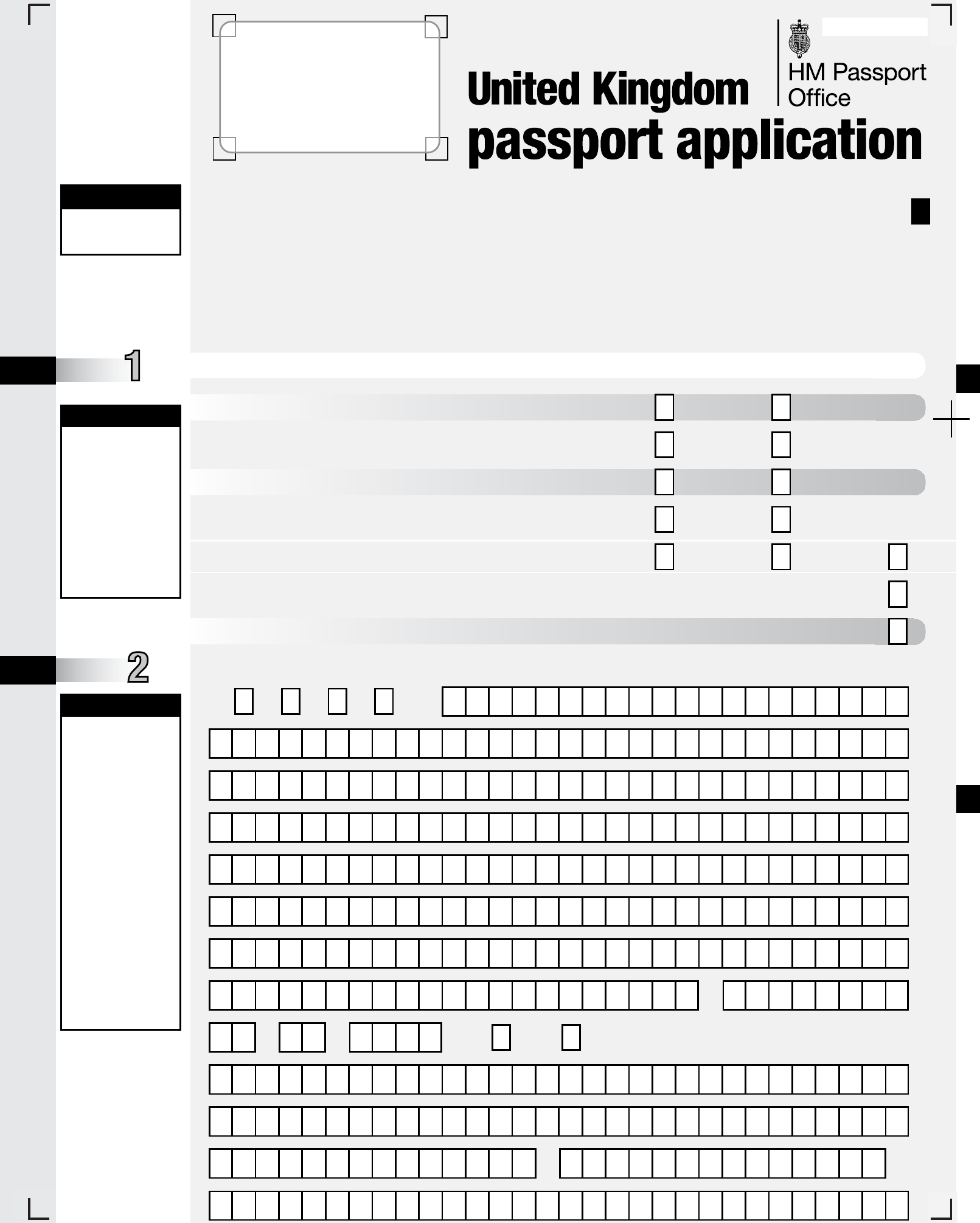 United Kingdom Passport Application Free Download