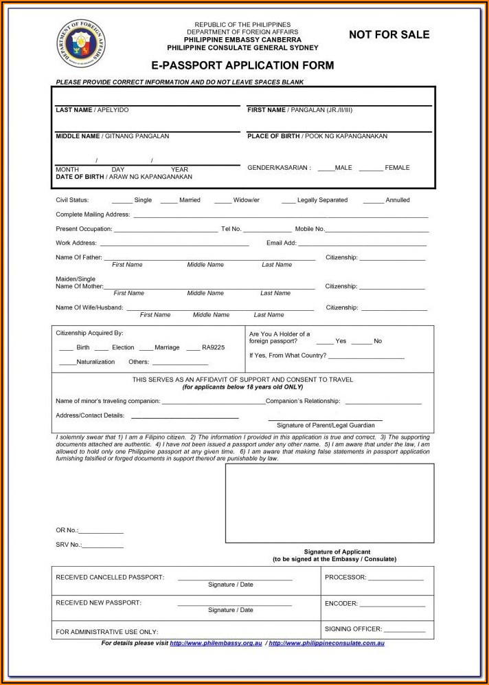 Us Passport Renewal Application Form Ds 11 Form Resume 