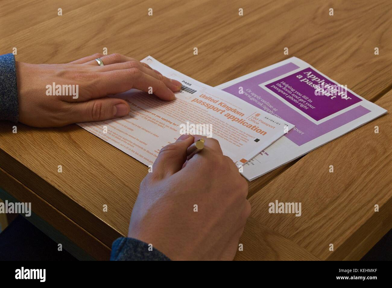 White Man Gets Passport High Resolution Stock Photography And Images White Man Gets Passport High Resolution Stock Photography And Images